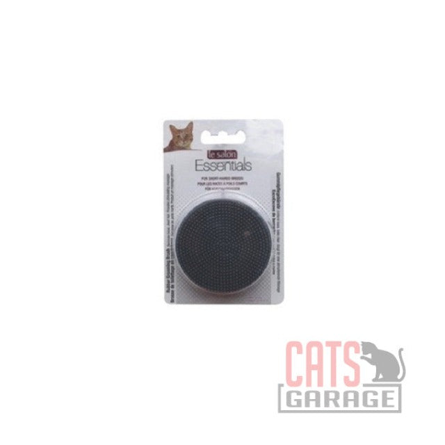 Hagen Le Salon Essentials Cat Round Rubber Grooming Brush - Charcoal - 3 in 1
