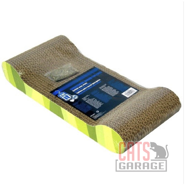 Catit Style Patterned Cat Scratcher with catnip - Jungle Stripes, Lounge