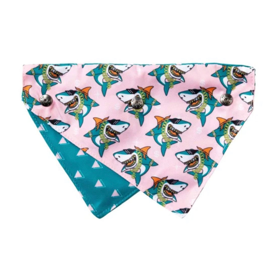 FuzzYard Pet Bandana - LL Cool Jaw$ (2 Sizes)