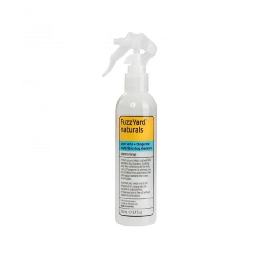 FuzzYard Aloe Vera and Tangerine Waterless Shampoo for Dogs 250ml