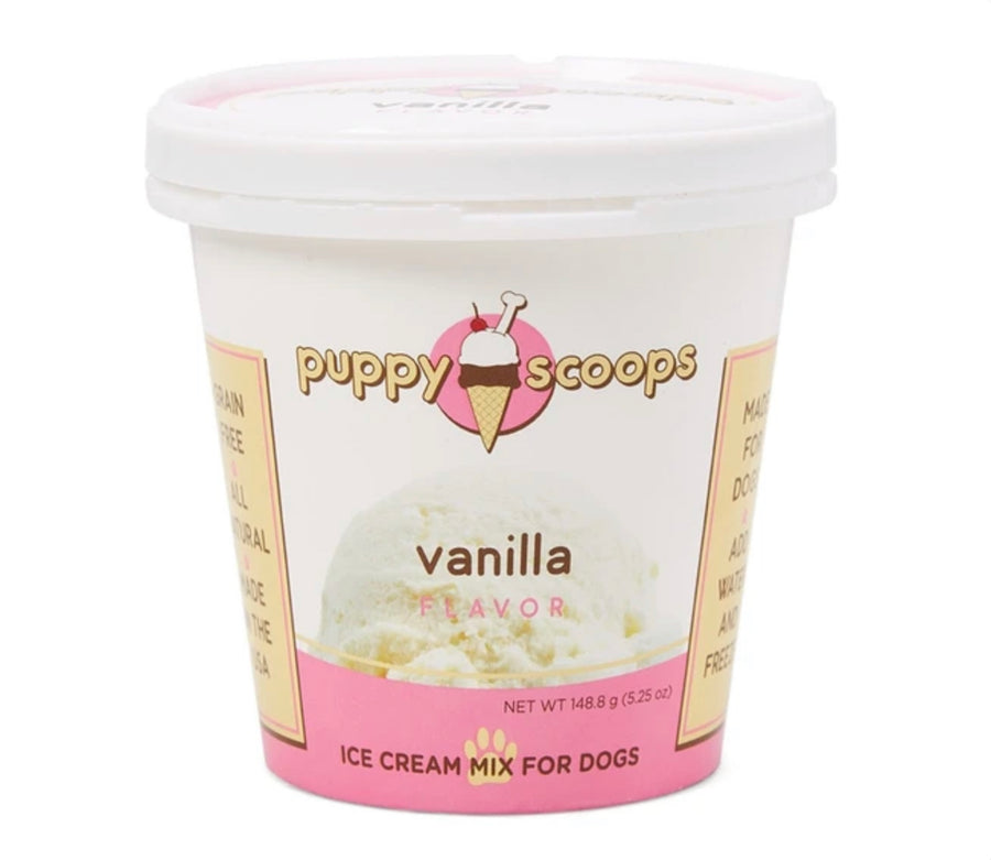 Puppy Scoops Vanilla Flavour Ice Cream Mix For Dogs (2 Sizes)