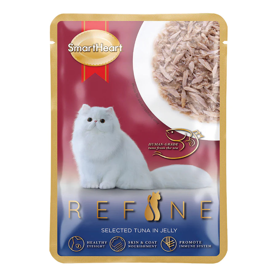 SmartHeart Cat Pouch Refine Selected Tuna in Jelly 70g X24