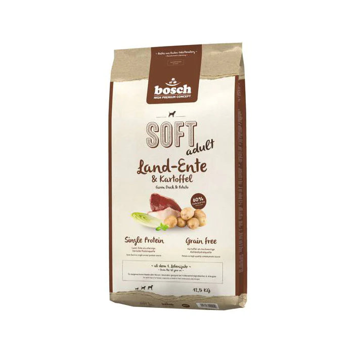 Bosch Dog Grain-Free Soft+ Duck & Potato (3 Sizes)