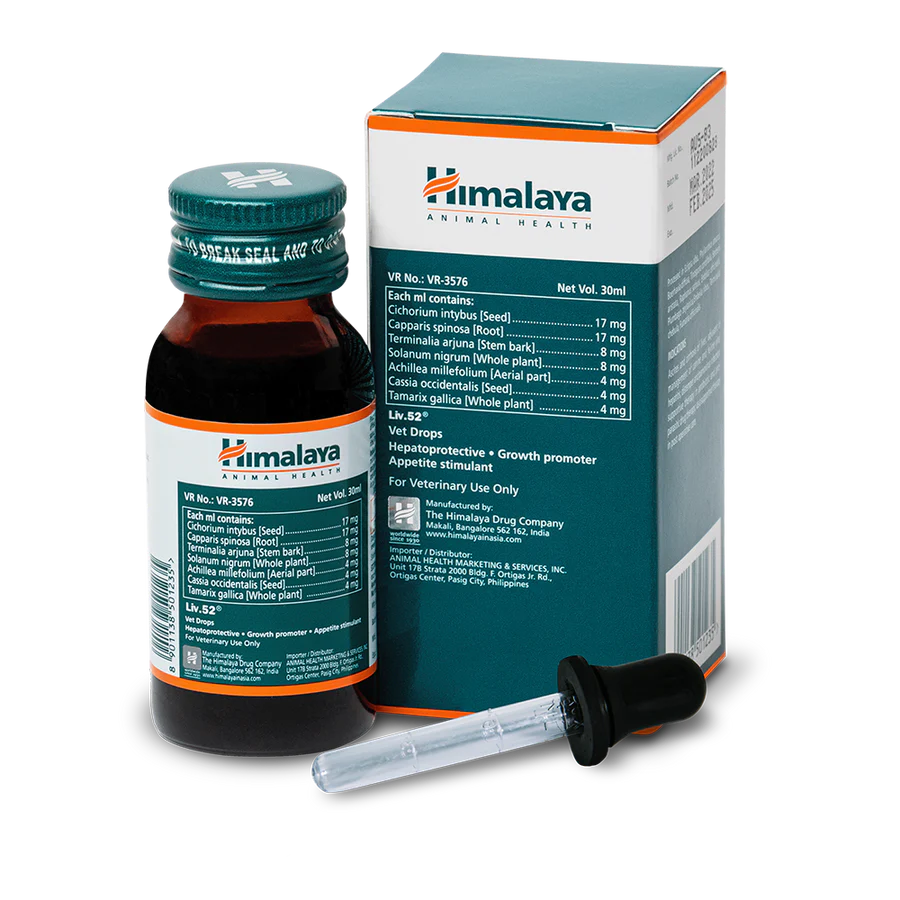 Himalaya Liv. 52 Vet Drops (Liver & Appetite Stimulant) 30ml