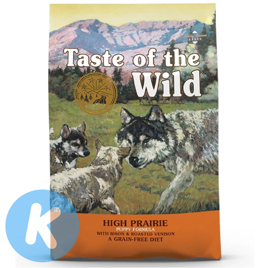 Taste of the Wild Canine High Prairie Puppy Roasted Bison Dry PUPPY Food 12.2kg