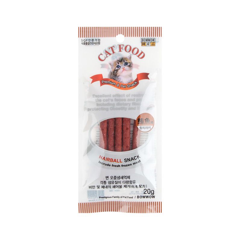 Bow Wow Tuna Jerky Cat Slice Treat 20g