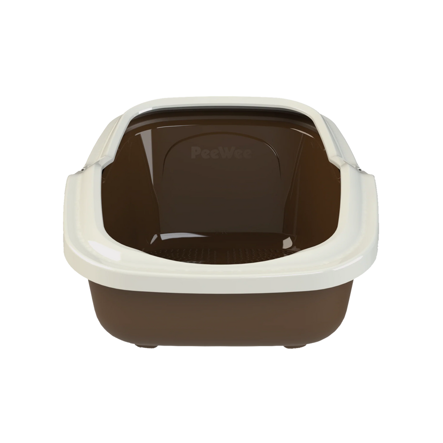 PeeWee EcoMinor Cat Litter Tray Brown