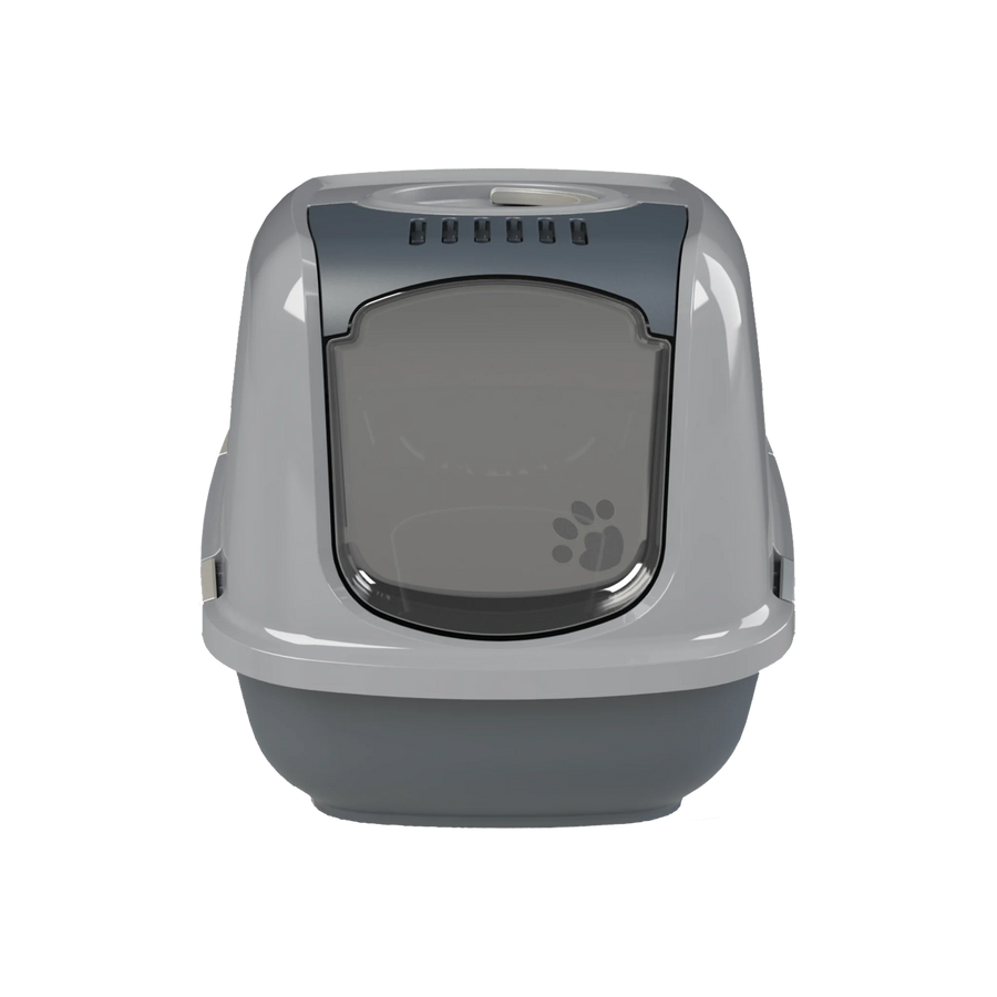 PeeWee EcoDome Cat Litter Tray Grey