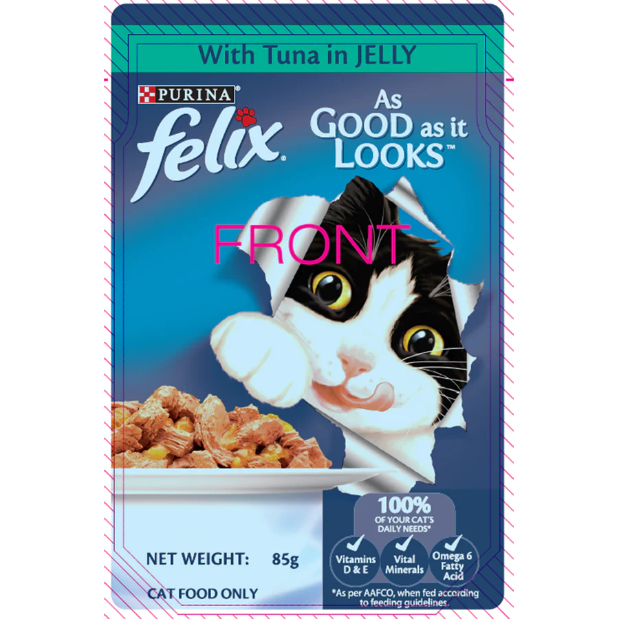 Purina Felix Adult Tuna in Jelly 85g X24
