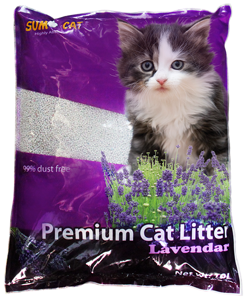 Sumo Cat Premium LAVENDER Cat Litter 10L