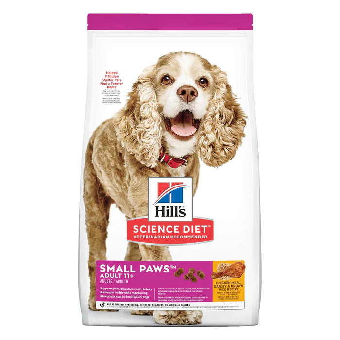 Hill's Science Diet Adult Small Paws 11+ 4.5lb / 2kg