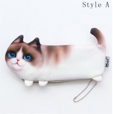 Cat Stationery Pencil Pen Cases - #A