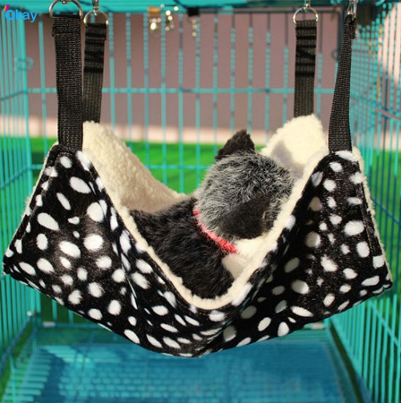 Kitten Hammock - BLACK & WHITE DOT