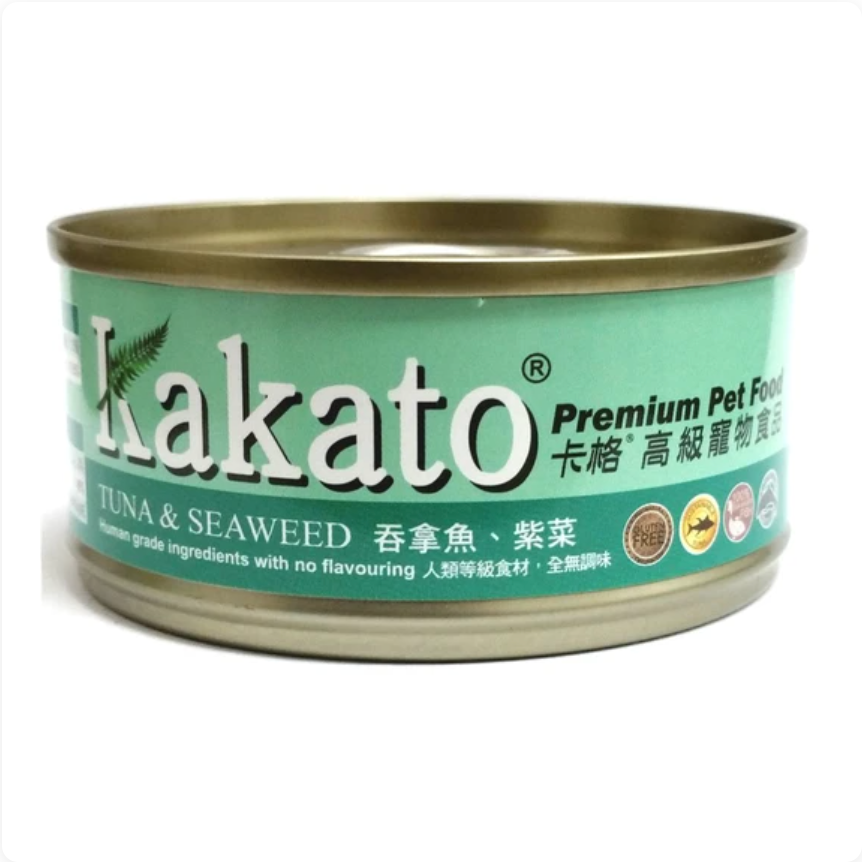 Kakato Tuna & Seaweed Cat & Dog Wet Food (2 Sizes)
