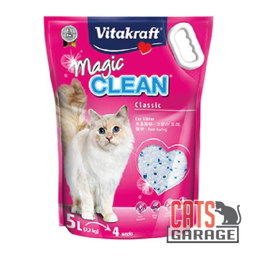Vitakraft Magic Clean Classic Crystal Cat Litter 5L X4