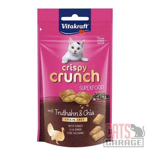 Vitakraft Crispy Crunch Turkey & Chia Seed 60g X8