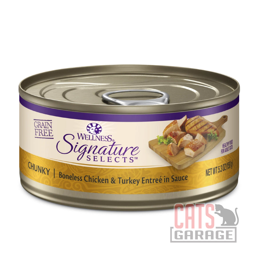 Wellness Core Signature Selects Chunky Boneless Chicken & Turkey Entree in Sauce 150g X12