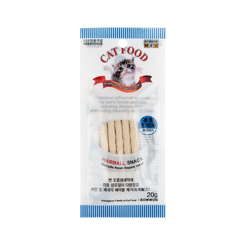 Bow Wow Fish Jerky Cat Treat 20g