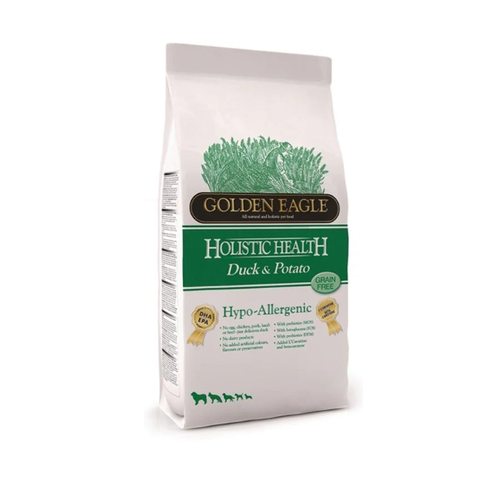 Golden Eagle Holistic Health Grain Free Hypo-Allergenic Dry Dog Food 10kg