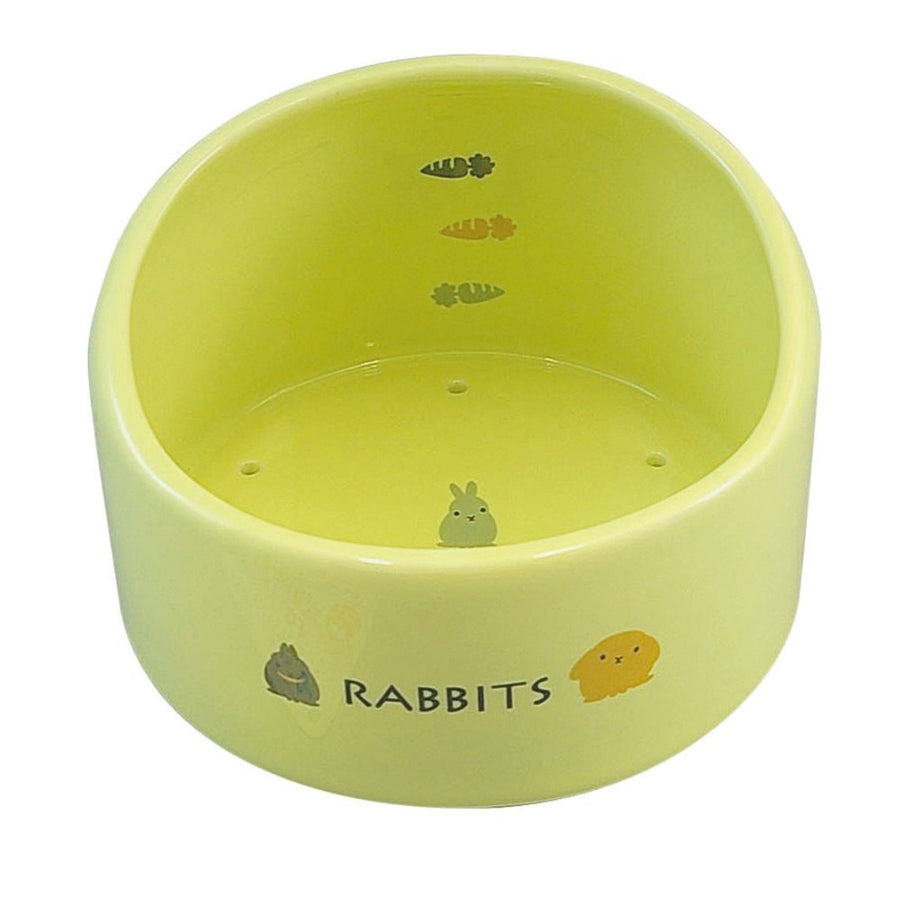 Marukan Porcelain Rabbit Bowl with Hood
