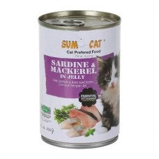 Sumo Cat Sardine & Mackerel in Jelly 400g X24