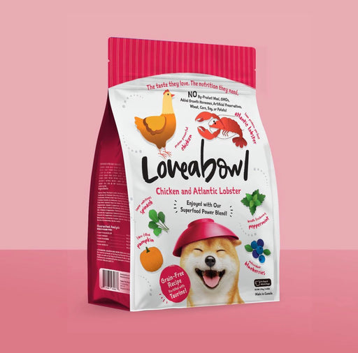 Loveabowl Chicken with Atlantic Lobster Dog Dry Food (2 Sizes)