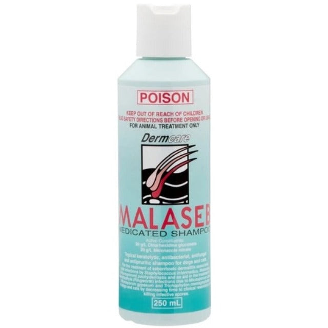 Dermcare Vet Malaseb Medicated Shampoo for Pets (3 Sizes)