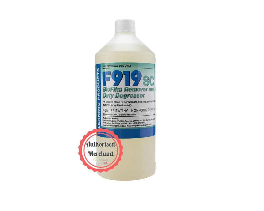 F919SC Biofilm Remover and Degreaser Concentrate (2 Sizes)