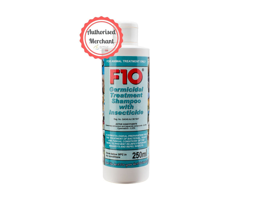 F10 Germicidal Treatment Shampoo with Insecticide 250ml