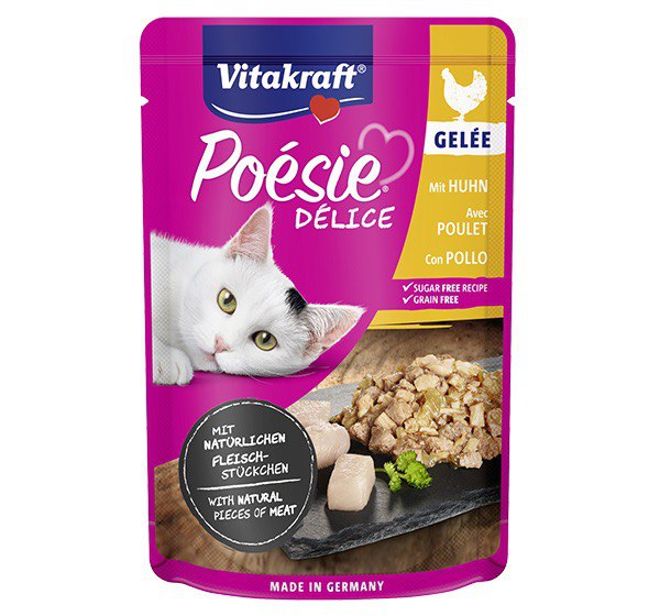Vitakraft Poesie Delice Chicken in JELLY 85G X69