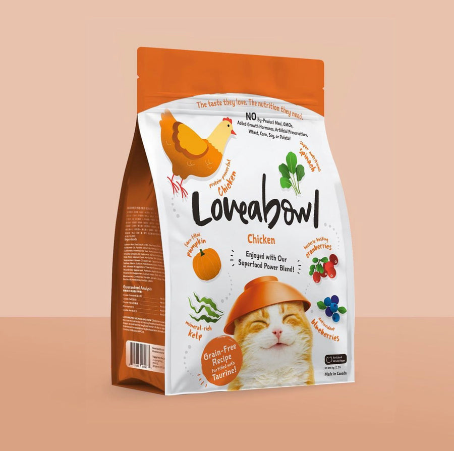 Loveabowl Chicken Grain Free Dry Cat Food (2 Sizes)