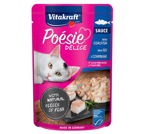 Vitakraft Poesie Delice Coalfish in SAUCE 85G X69