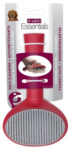 Le Salon Self-Cleaning Slicker Brush for Dogs