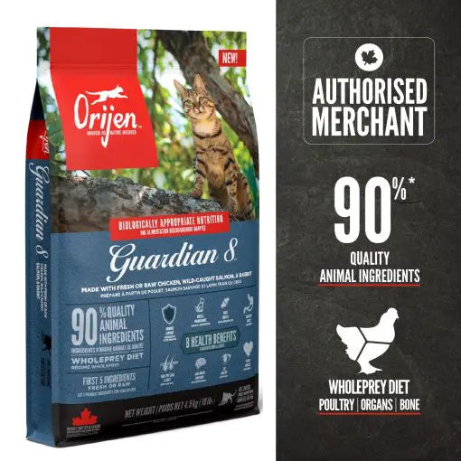 Orijen Freeze-Dried Infused Guardian 8 Recipe Dry Cat Food 340g