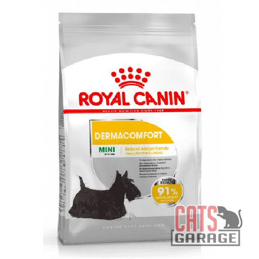 Royal Canin Canine Mini Dermacomfort Dry Dog Food (3 Sizes)
