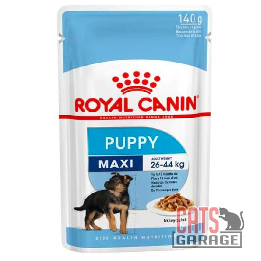 Royal Canin Canine Maxi Puppy Pouch Wet Dog Food 140g (10 Pouches)