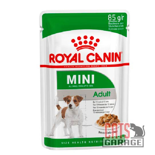 Royal Canin Canine Mini Adult Pouch Wet Dog Food 85g (12 Pouches)