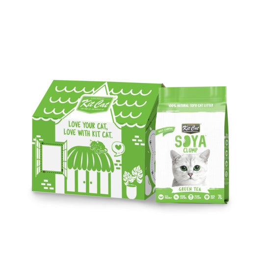 KitCat Soya Clump Green Tea Cat Litter 7L