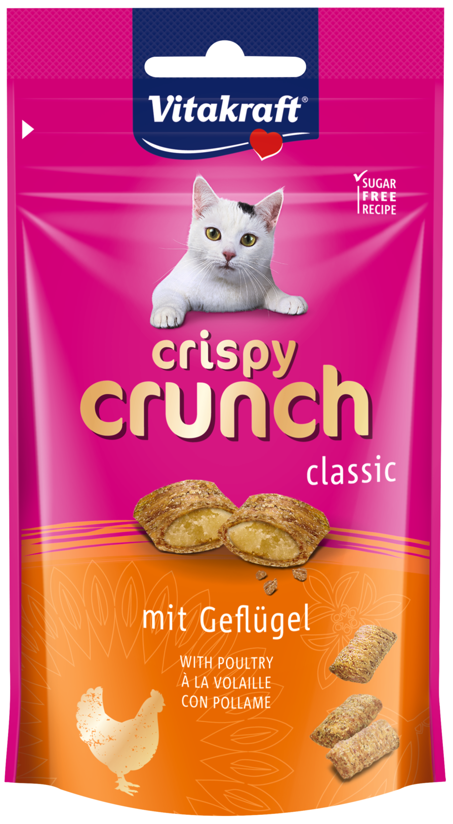 Vitakraft Crispy Crunch Poultry 60g X8