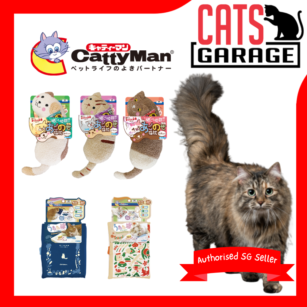 Cattyman Comfortable Cat Pillow Toy – Assorted Designs