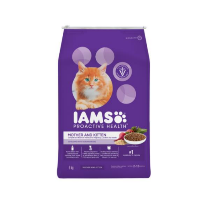 IAMS Assorted Cat Dry Food For Mother/Adult Cat 8kg/15kg