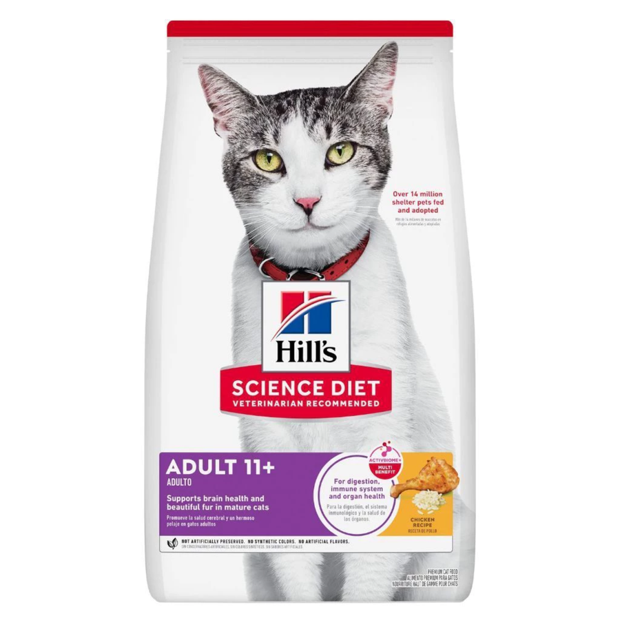 Hill's Science Diet Senior 11+ Chicken Recipe Dry Cat Food 1.58kg