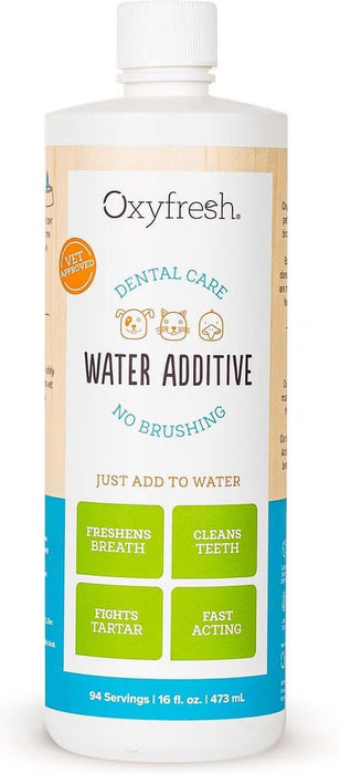 Oxyfresh Premium Pet Care Solution Cat & Dog Dental Water Additive (2 Sizes)