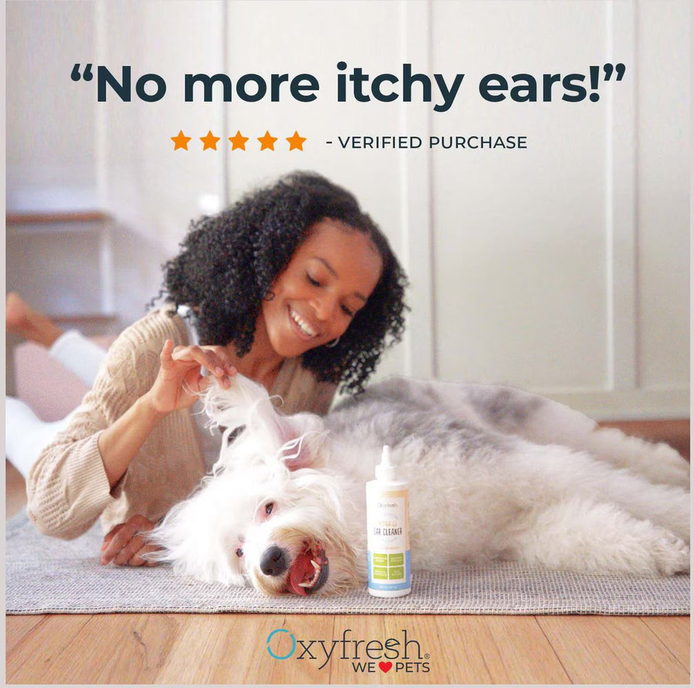 Oxyfresh Advanced Sensitive & Sting Free Cat & Dog Ear Cleaning Solution 1 GALLON