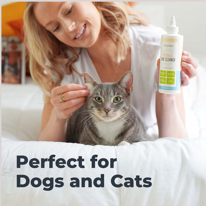 Oxyfresh Advanced Sensitive & Sting Free Cat & Dog Ear Cleaning Solution 1 GALLON