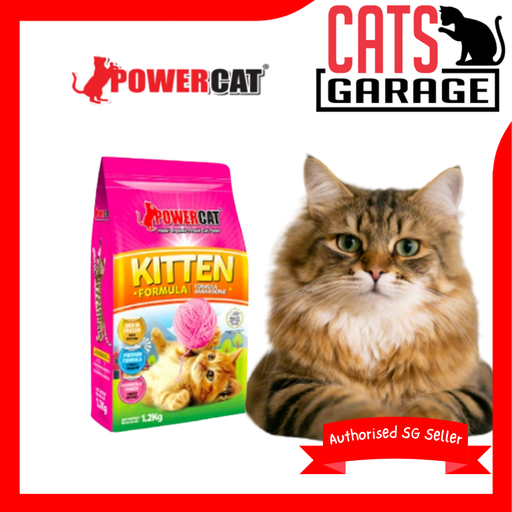 Powercat Halal Organic Kitten Formula Cat Dry Food 420g/1.2kg