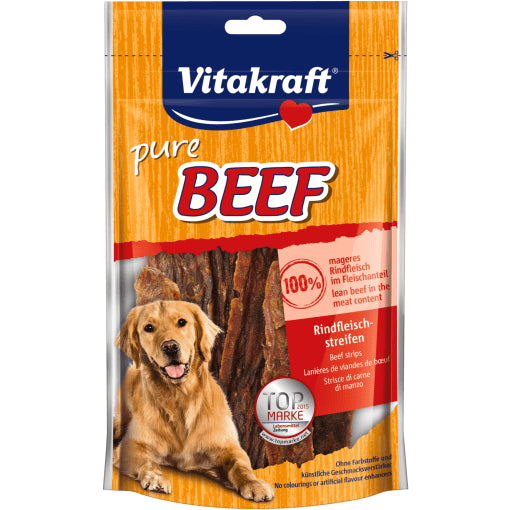 Vitakraft Pure Beef Strips 80g