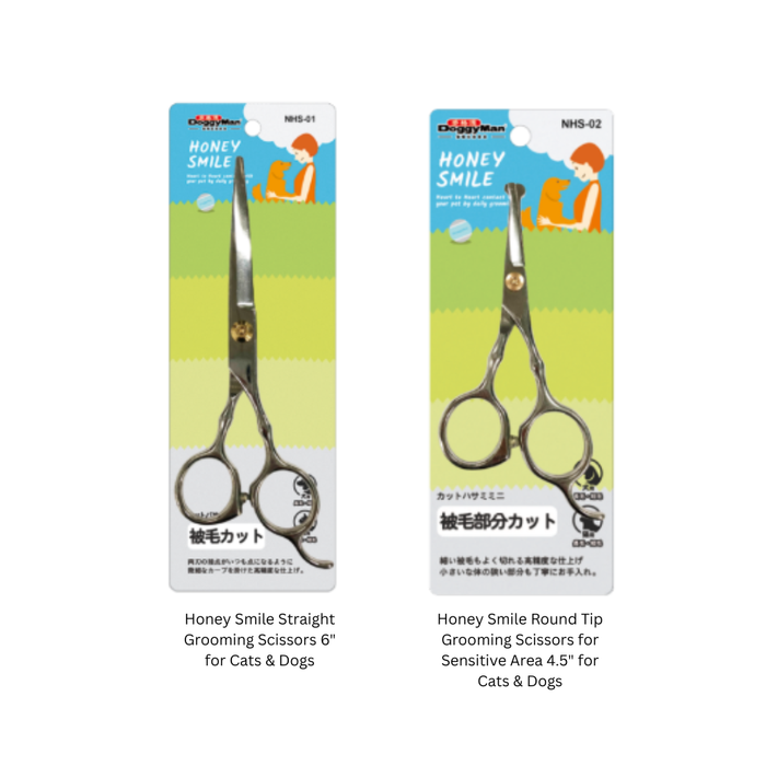 Cattyman DoggyMan Honey Smile Grooming Scissors for Cats & Dogs