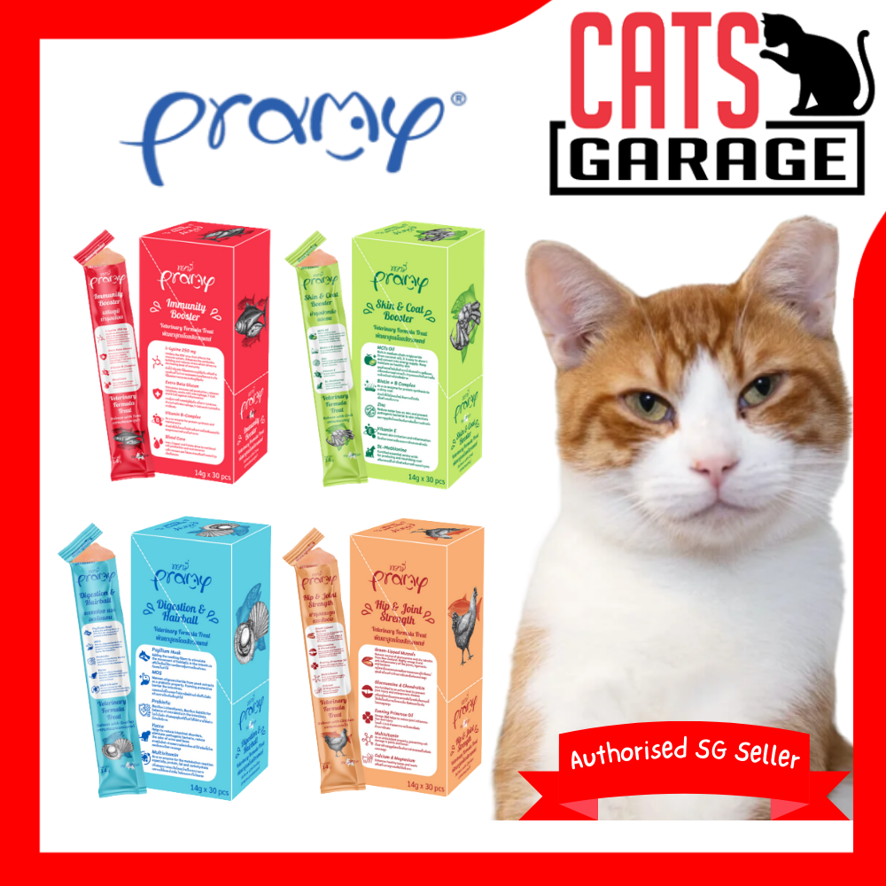 PRAMY Vitamins Food Supplement Cat Wet Food 14g x 30pcs