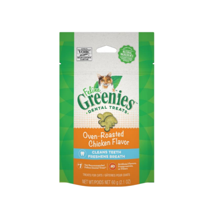 GREENIES Feline Dental Cat Treats for Adult Cats – All Flavors 60g